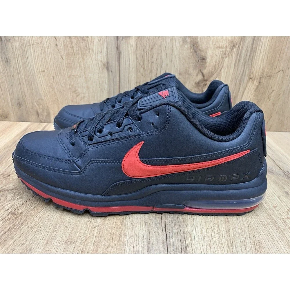 Nike Air Max LTD 3 Black University Red Men's Size 12 Sneakers 687977-065 Clean